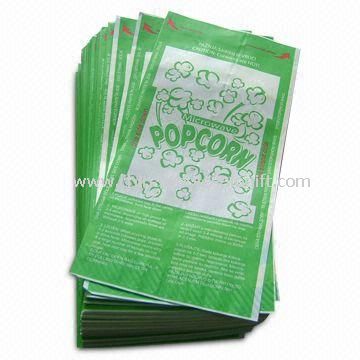 Microwave Popcorn Bag with Four-color Rotogravure Printing