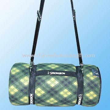 Picnic Blanket with Nylon Webbing Strap and Metal Buckles