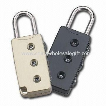 Portable Combination Locks for Luggage Bags, Travel Bags and Briefcases