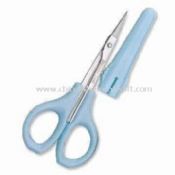 Plastic Handle Cuticle Scissor with Safety Cap images