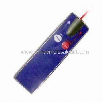 Laser Pointer Card with Two LED Torch