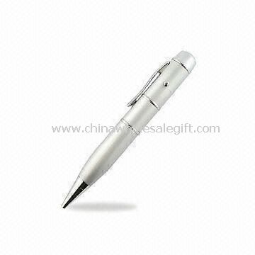 Multifunction USB Flash Drive in Pen Design with Laser Pointer Function
