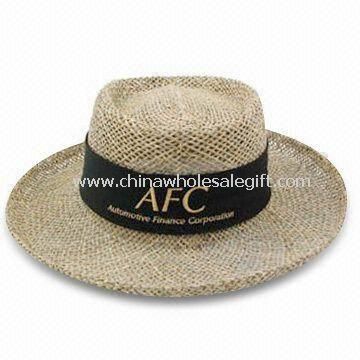 Pălărie de paie Outback cu iarbă de mare răsucite