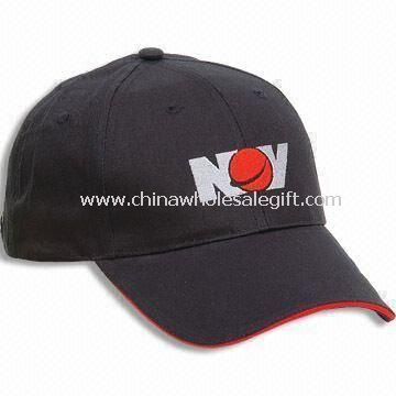 Sports Cap with Plastic Snap or Velcro Closure and Embroidery Logo