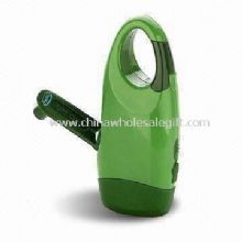 Wind up LED Flashlight with Carabiner Design images