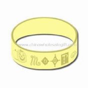 Bracelet/bracelet de silicone avec une couleur lumineuse images