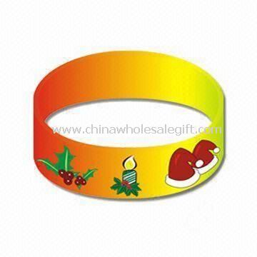 Bracelet silicone avec la couleur lumineuse