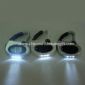 Carabiner Keychains with LED Flashlights Made of ABS small picture