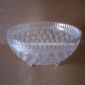 Plastica cristallina Footed Bowl con attraenti disegni incisi small picture