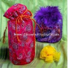 Beautiful velvet/ organza pouches used for cell phone/gift/comestic/jewelry packing images