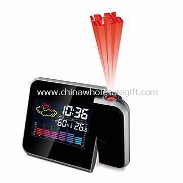 Multifunctional Weather Station with Projection Clock and Colorful LED Backlight