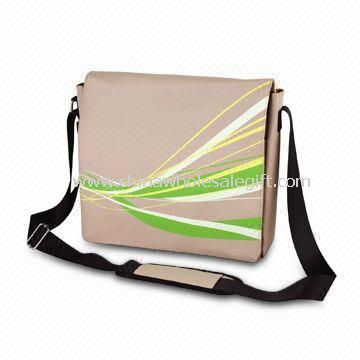 Business Computer Bag with Double Reinforced Handles and Removable Shoulder Strap
