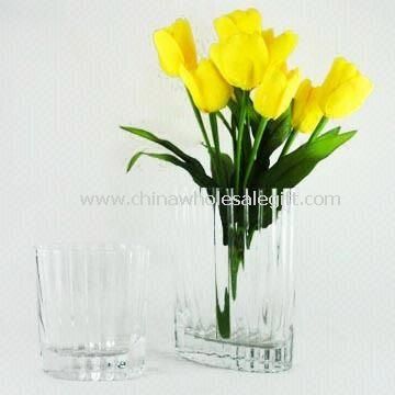Заказной стеклянная ваза для украшения дома
