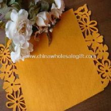 Felt Placemat with Flower Border Design images