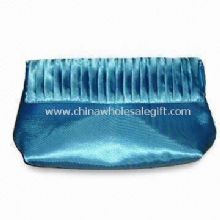 Pleated Cosmetic Bag/Pouch with Foam Padded images