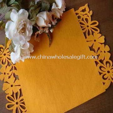 Felt Placemat with Flower Border Design