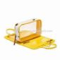 Travel Cosmetic Bag/Case with Removable Interior Pouch in Clear PVC Material small picture