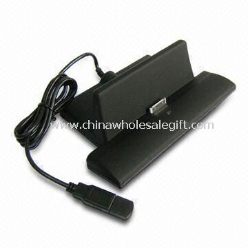 Dock Station for iPad with USB Data Hot Synchronization