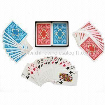 Playing/Poker/Game Cards Made of PVC and Paper