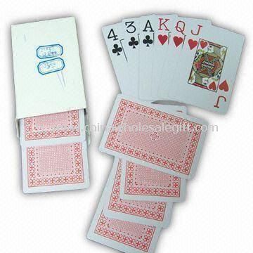 Hrací karty s standardní tisk