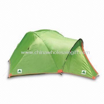 PU versiegelt Camping Zelt mit Extra großen vorderen Vorhalle und wasserdichte Außenzelt