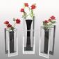 Floreros de cristal hecho a mano con los bordes del espejo small picture