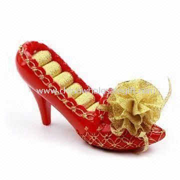Mobile Phone Holder Made of Plastic with High-heeled Shoe Design