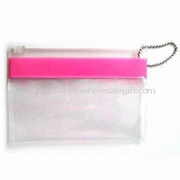 PVC Cosmetic Pouch with Seal Closure