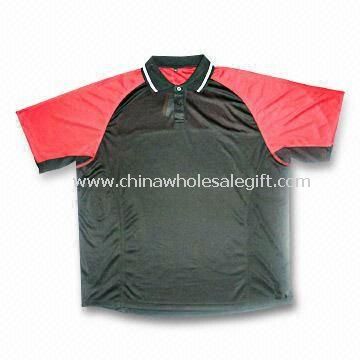 Mens Polo Shirt Made of Cool-dry or Polyester