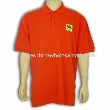 Polo Shirt Made of Cool-dry Cotton and Polyester