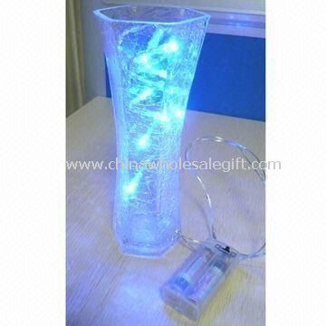 Cahaya LED vas yang terbuat dari aluminium