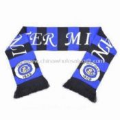 Knitted Football Scarf with Screen, Heat Transfer or Jacquard Printing images