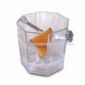 Clear Crystal Appearance Ice Bucket with Stainless Steel Holder small picture
