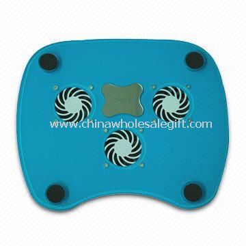 3-fan Notebook Cooling Pad Made of ABS Plastic