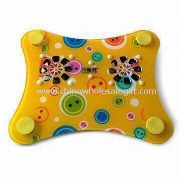 Colorful Laptop Cooling Pad with 5V Voltage and 1,800rpm Fan Speed
