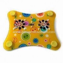 Colorful Laptop Cooling Pad with 5V Voltage and 1,800rpm Fan Speed images