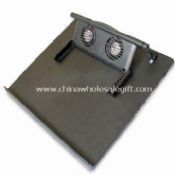 Laptop Cooling Pad with Built-in Two Fans 360 degrees Rotation and Six Adjustable Levels images