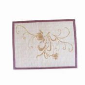 Bamboo Placemat with Flower Printing images