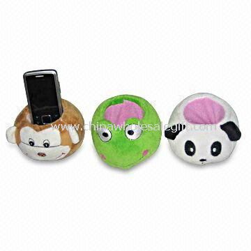 Mobile Phone Holders with Plush Animals