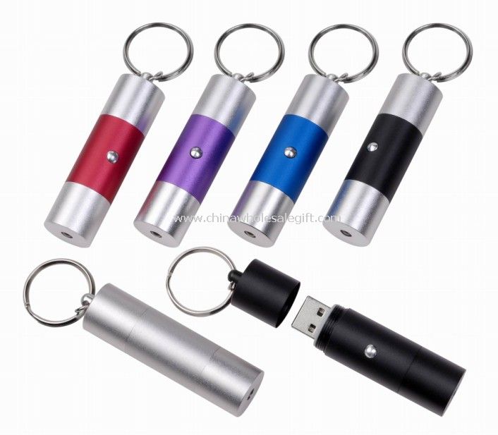 USB flash drive with chargeable Torch