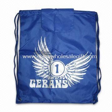 190T Nylon Beach Bag with Two Metallic Eyelet at Both Bottom Corners