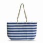 Carta paglia Beach Bag con manici di corda di cotone small picture