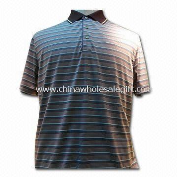 Comfortable Mens Polo Shirt Made of 100% Silk and Cotton