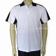 Mens Polo camisa hecha 160gsm y del 100% del poliester Material Dry-Fit images