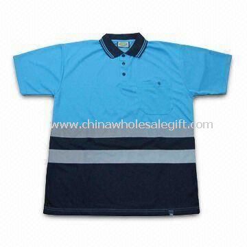 Polo Shirt for Men Made of 100% Polyester with Dry Fit Feature