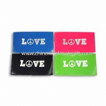 PVC cestovní peněženka s designem Peace Love