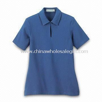 Womens 100% Cotton Polo Shirt