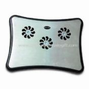 3-fan Notebook Cooling Pad with Light Indicator and Low Noise images