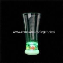 350mL LED Flashing Plastic Water Cup with On and Off Button on Outer Bottom Side images