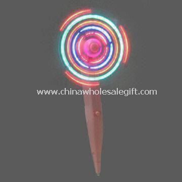 Flashing Fan and Pen with Colorful LEDs